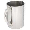 Service Ideas 2 qt Creamer - Brushed Stainless Steel, Silver (FROTH646) thumbnail 5