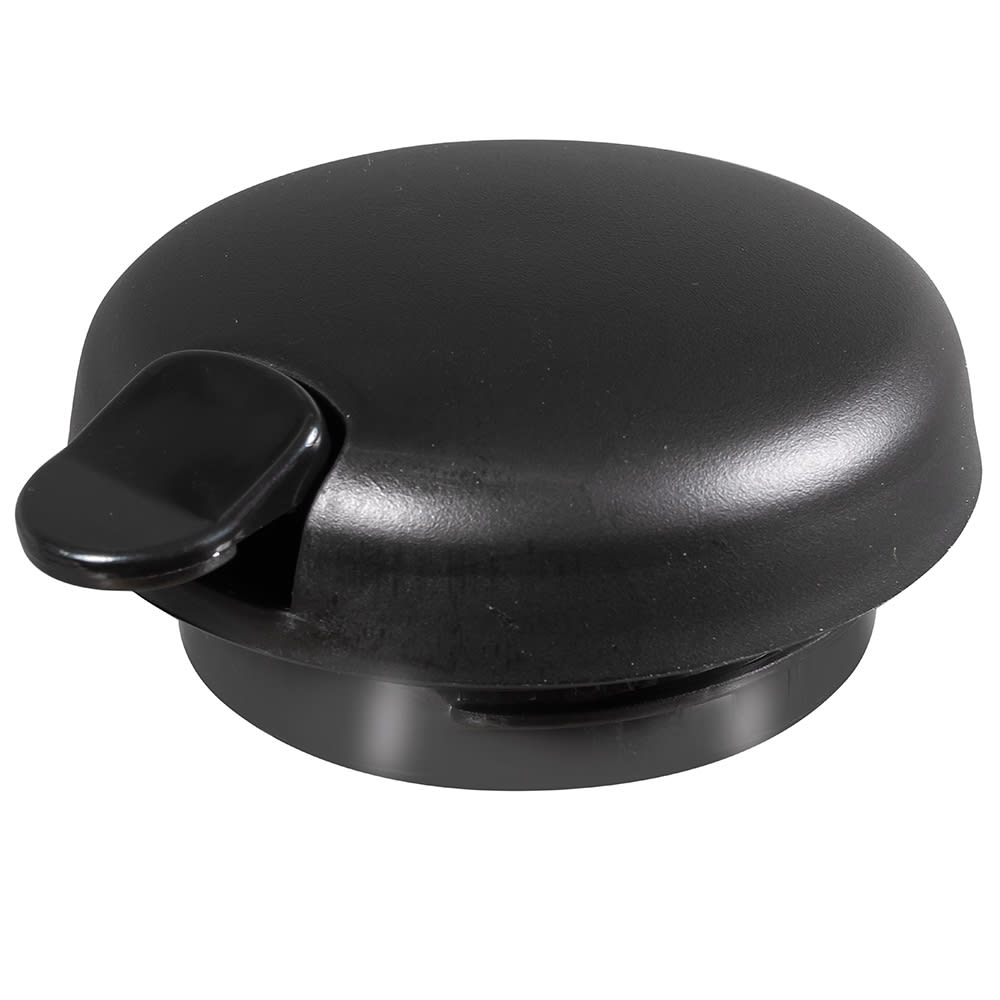Service Ideas Vacuum Server Lid w/ Push Button For FVPC, Black (FVPL)