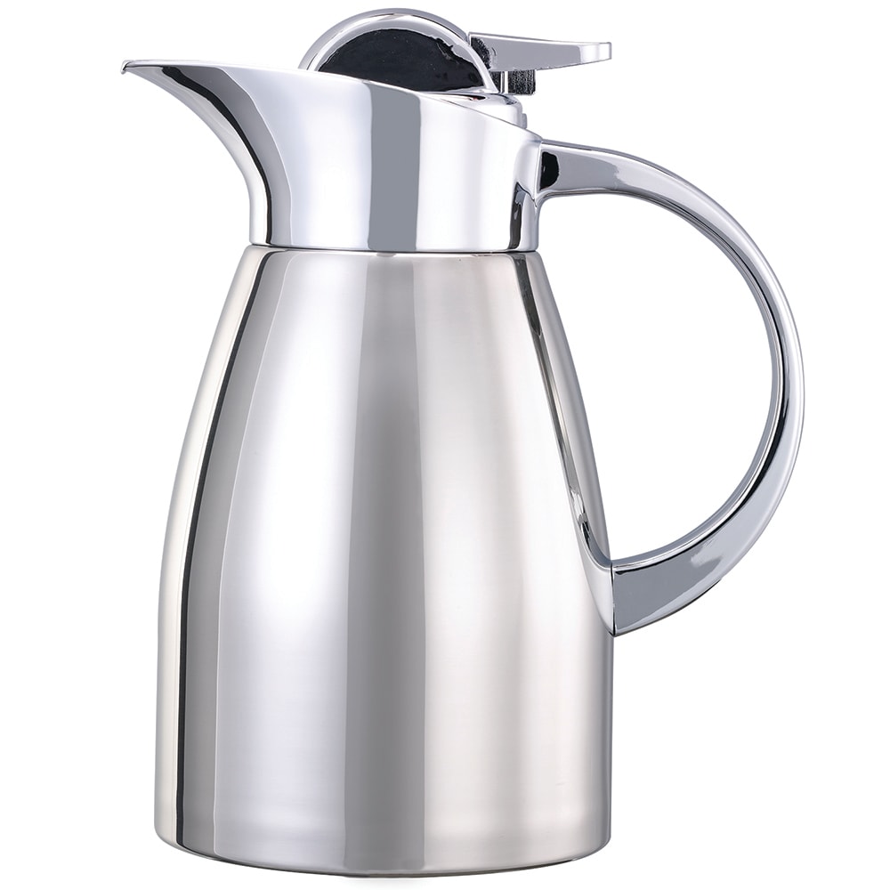 Service Ideas 1 liter Elite Touch Coffee Server, Polished Finish (LVP1000)