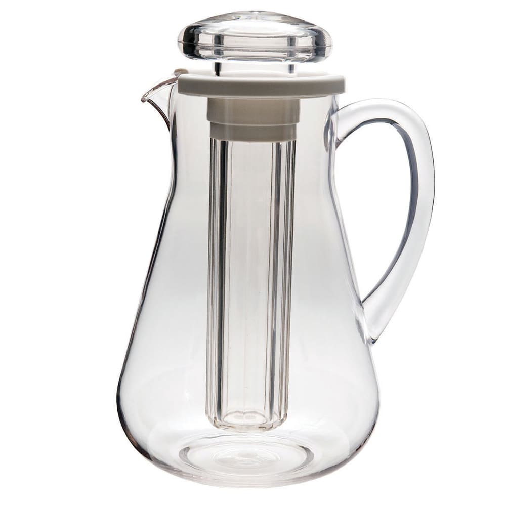 Service Ideas 2 liter Pitcher w/ Ice Tube - Plastic, Clear (MWP19SB)