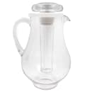 Service Ideas 101 2/5 oz Plastic Pitcher w/ Ice Tube, Clear (MWP30SB) thumbnail 3