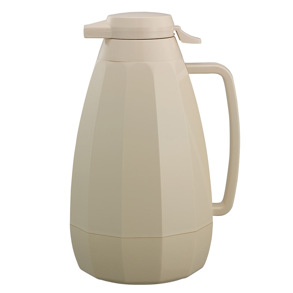 Service Ideas 2 liter Coffee Server w/ Push Button Lid, Almond (NG421AL)