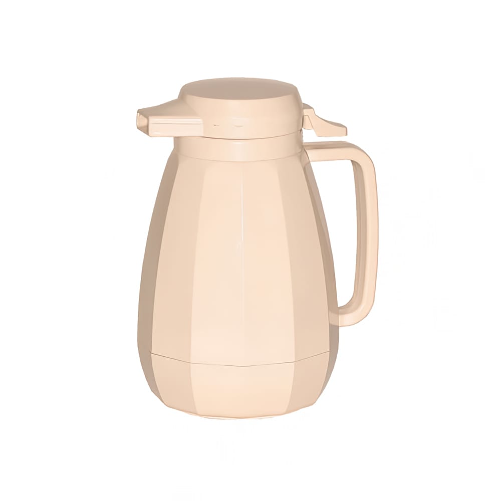 Service Ideas 3/5 liter Coffee Server w/ Push Button Lid, Almond (NG501AL)