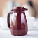 Service Ideas 3/5 liter Coffee Server w/ Push Button Lid, Burgundy (NG501BU) thumbnail 2