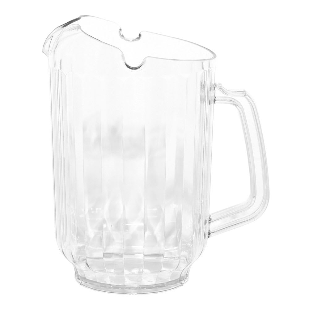 Service Ideas 60-oz Pitcher, 3-way Pour, Clear (PCP60)