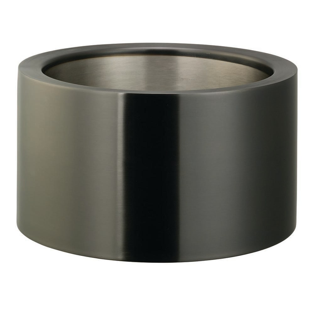 Service Ideas 1 1/2 gal Double Wall Cooling Tub - 11"D x 6"H, Dark Tungsten (PT2BSDT)