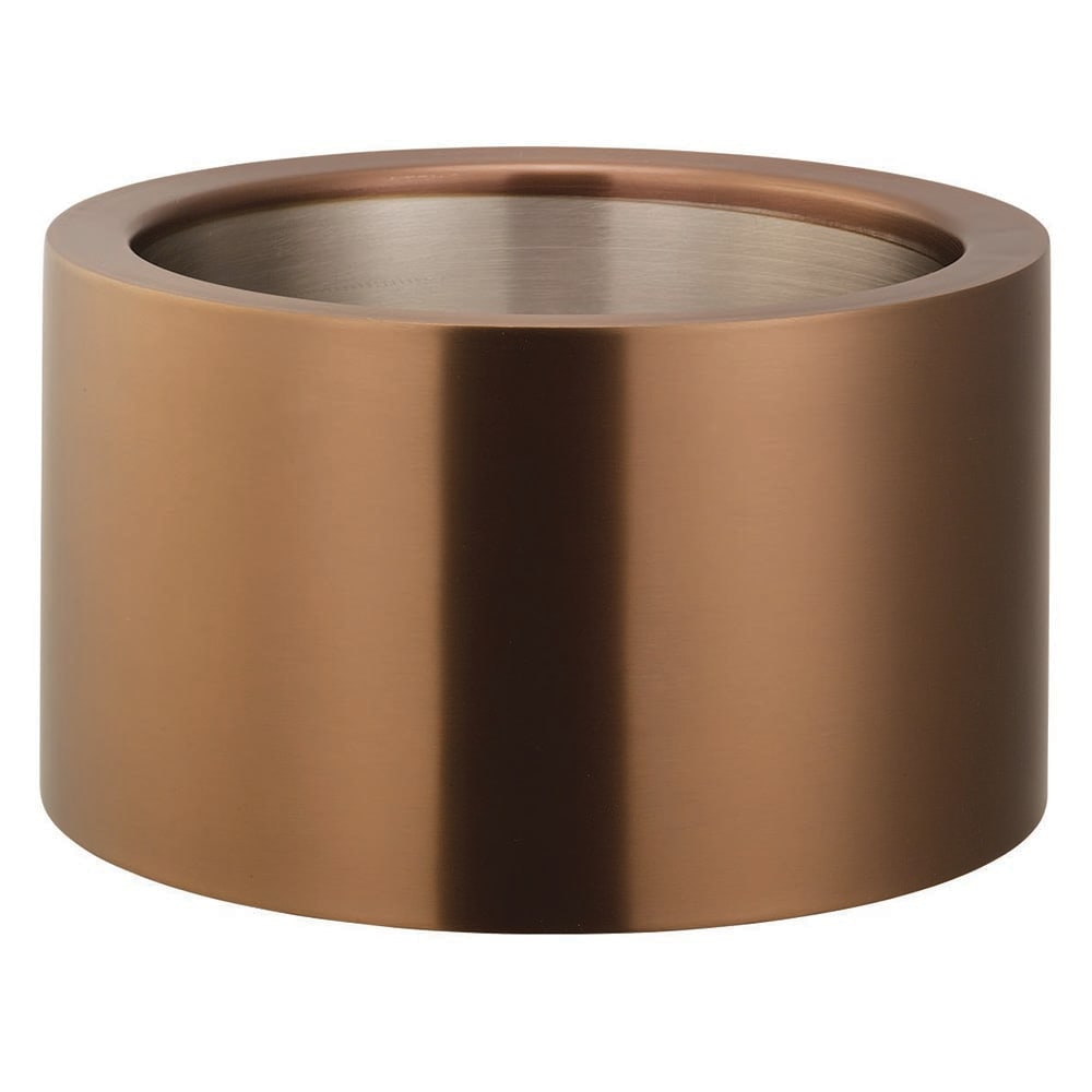 Service Ideas 1 1/2 gal Double Wall Cooling Tub - 11"D x 6"H, Rose Gold (PT2BSRG)