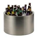 Service Ideas 7 gal Round Cooling Tub - 16 1/2"D x 16 1/2"W x 10"H, Stainless (PT7BS) thumbnail 2