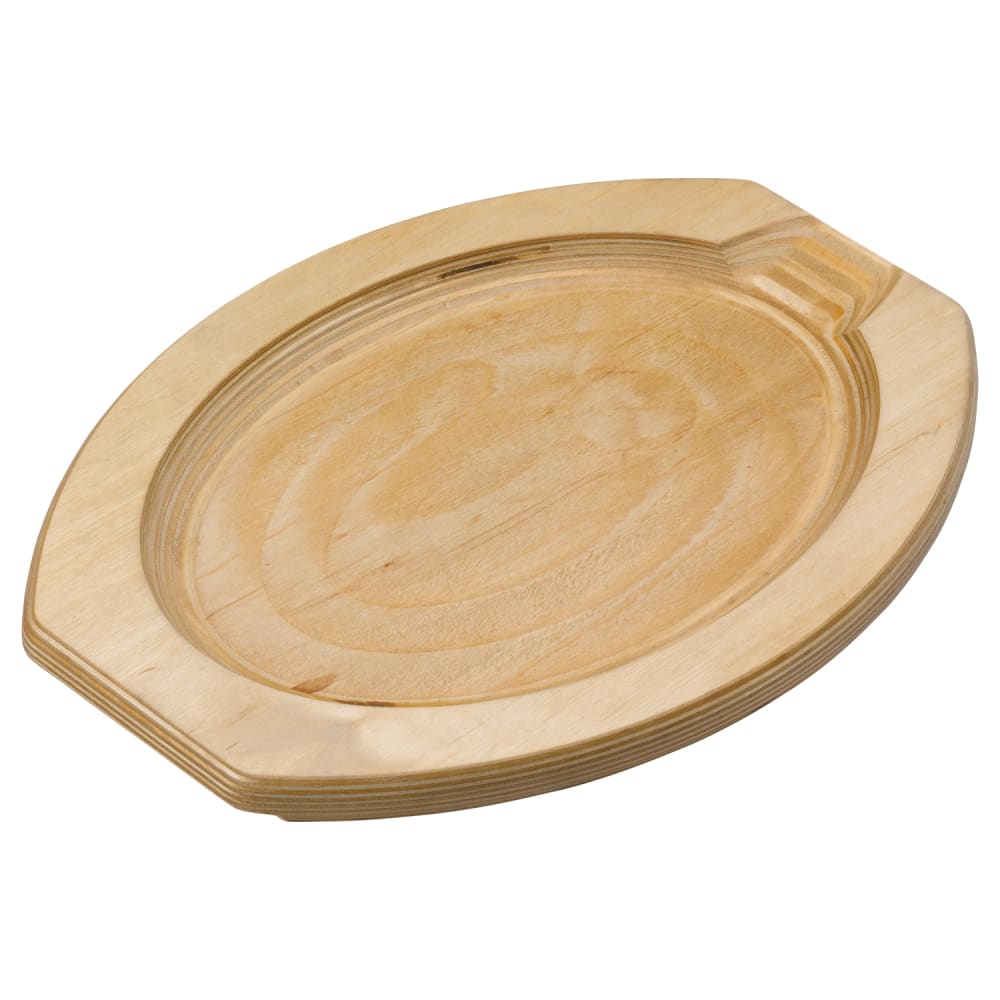 Service Ideas 9" Fajita Skillet Underliner, Birchwood (SK107BH)