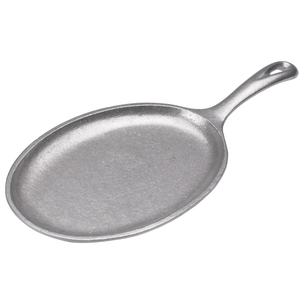 Service Ideas 7 1/4" Fajita Skillet w/ 5" Handle, Sand Cast Aluminum Platter (SK107CA)