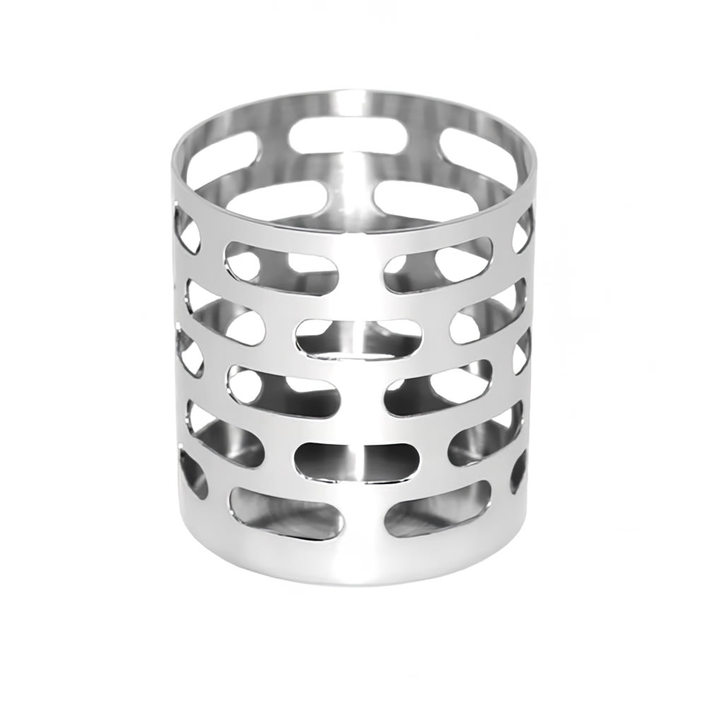 Service Ideas Sugar Stick Holder w/ 25 Stick Capacity, 2 1/4 x 3", Mirror Finish (SM-60)