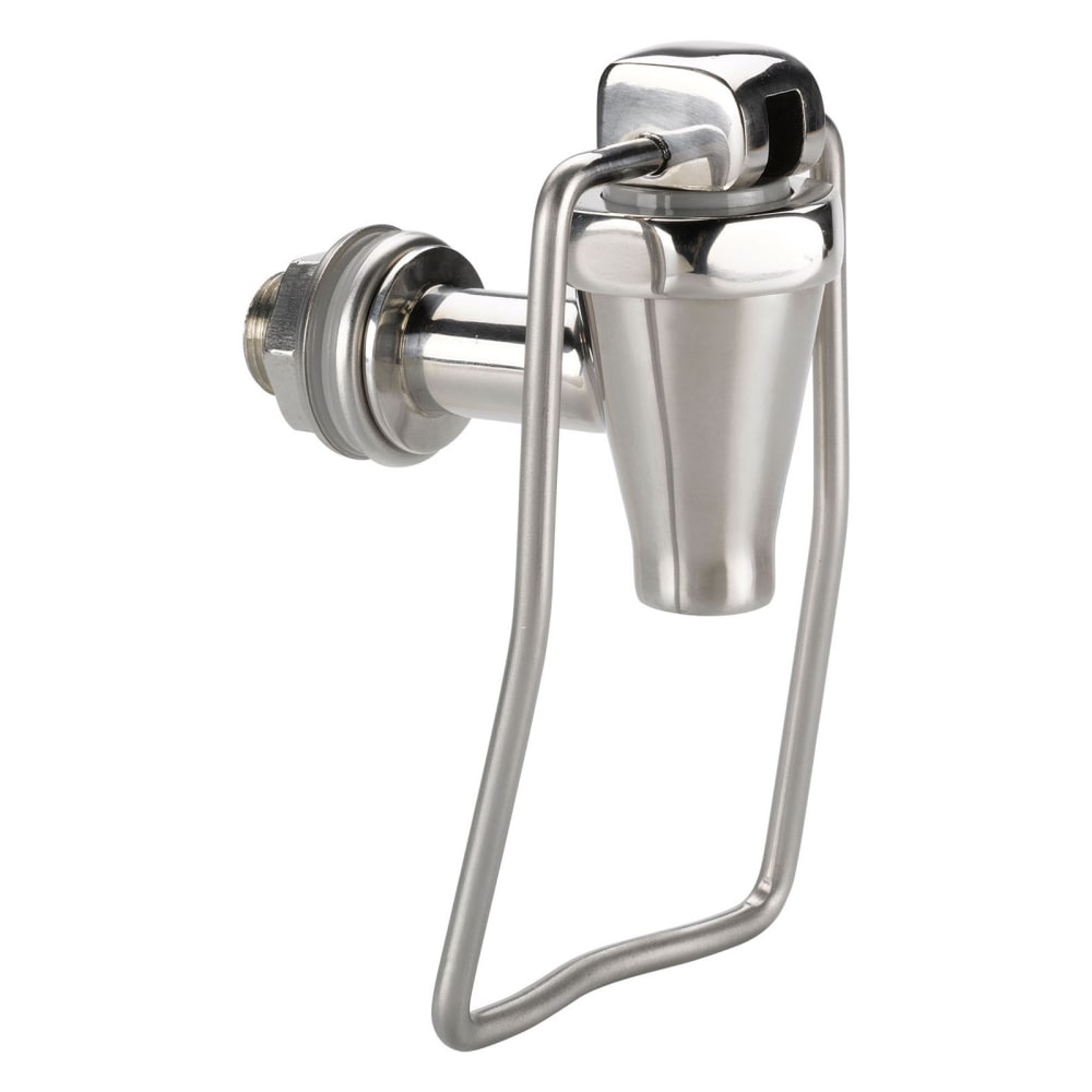 Service Ideas Hands Free Spigot for Beverage Dispensers, Stainless (SSSPIGPSHF)