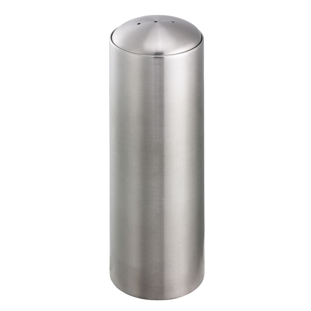 Service Ideas 6 oz Salt/Pepper Shaker - Stainless Steel, 5 1/2"H (STC3)