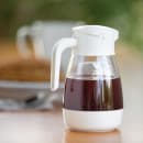 Service Ideas 16-oz Syrup Saver™ Cylindrical Dripcut Server - Plastic, White Plastic Top (SY916WH) thumbnail 2