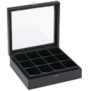 Service Ideas Tea Box w/ 12 Compartments, Beechwood (TB012) thumbnail 2