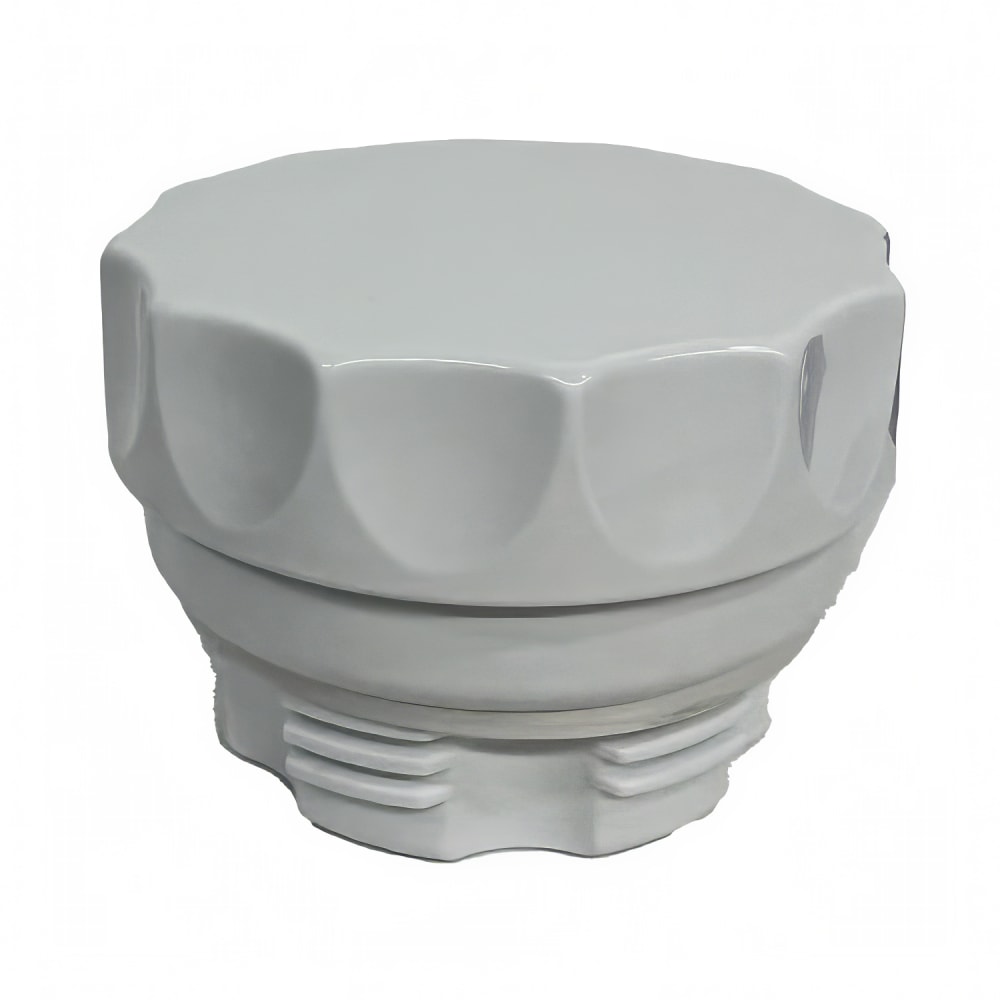 Service Ideas Lid for Twist N’ Serv™ Carafe - Plastic, White (TNSLIDWH)