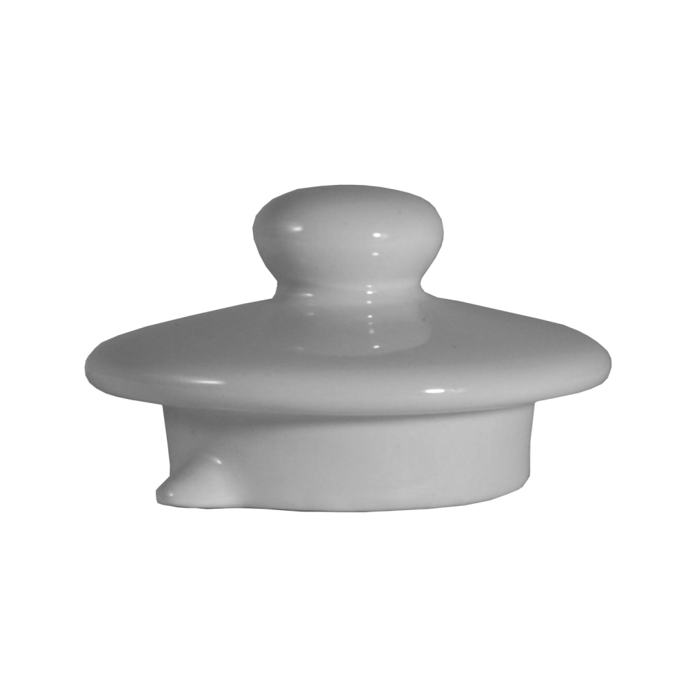 Service Ideas Replacement Lid For TPCE English Style Teapot, White (TPCELIDWH)