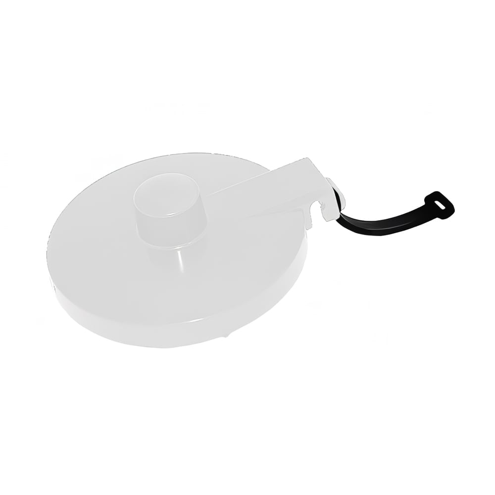 Service Ideas Replacement Lid w/ Tether For TS612 Teapot, White (TPLTWH)