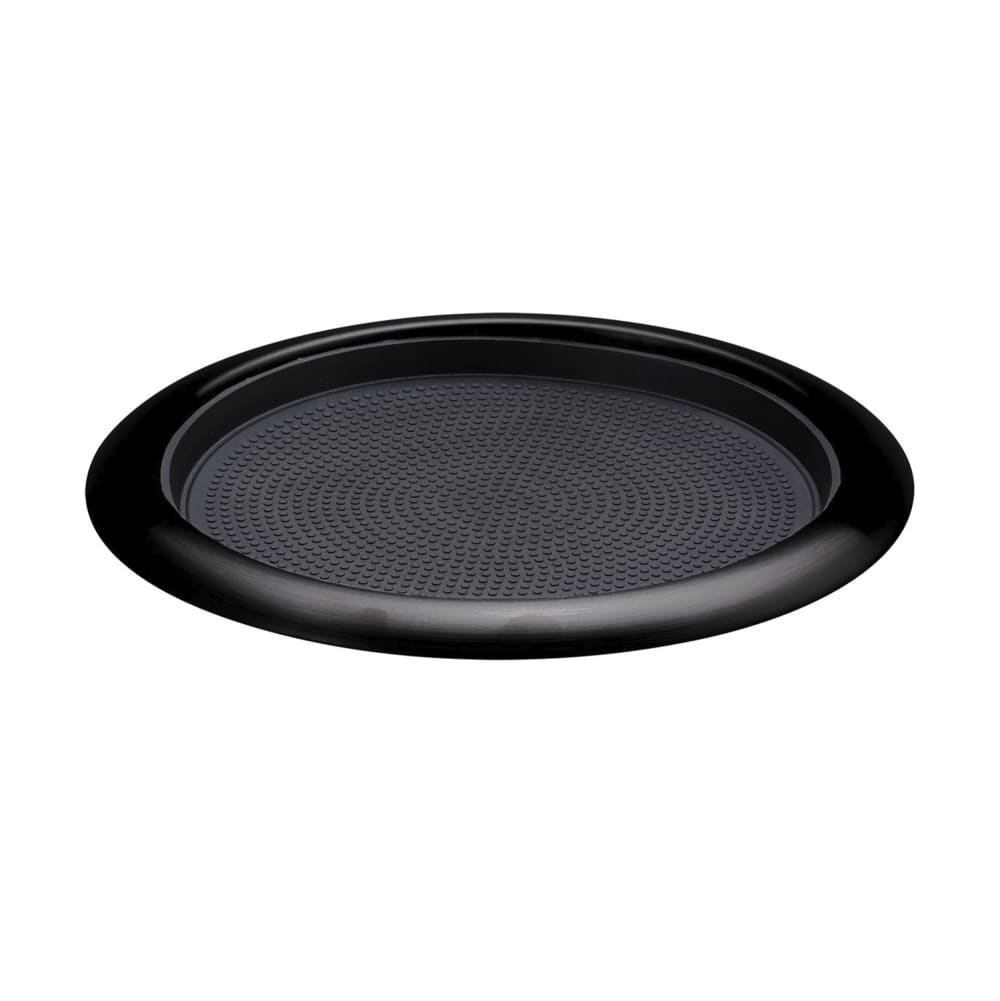 Service Ideas 11" Non-Slip Tray w/ Removable Rubber Insert, Black Onyx (TR119RIBX)