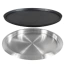 Service Ideas 14" Non-Slip Tray w/ Removable Rubber Insert, Stainless (TR1412RI) thumbnail 5