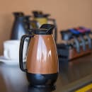 Service Ideas Thermo-Serv Flip-Top Server, 20 oz, Copper w/ Black (TS501CB) thumbnail 2