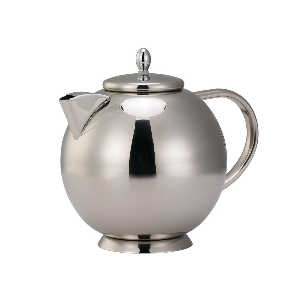 Service Ideas 24 oz Stainless Steel Teapot, Polished (TT07SS)