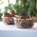 Service Ideas 9" Round Wire Basket, Wavy, Brushed Stainless (WBRW9BS) thumbnail 2