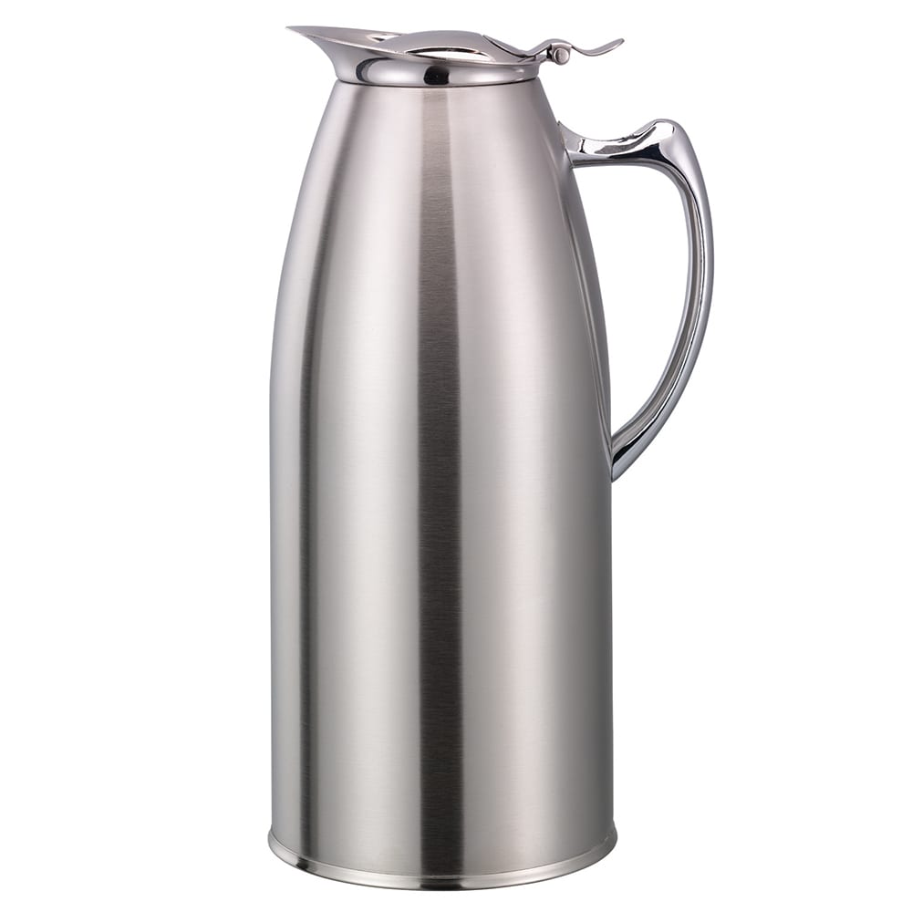 Service Ideas 1 1/2 liter Pitcher w/ Double Wall Insulation, Brushed Stainless (WP15SA)