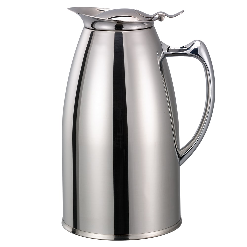 Service Ideas 1 liter Pitcher w/ Double-Wall Insulation, Polished Stainless (WP1CH)