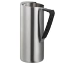 Service Ideas 54 oz Slim Double Wall Water Pitcher w/ Ice Guard - Brushed Stainless Steel (X7DWBS) thumbnail 3