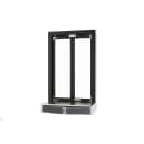 QuikServ FM-1 24"W x 38 1/2"H Dark Bronze Bi-Parting Semi-Automatic Drive-Thru Window thumbnail 2