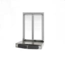 QuikServ FM-1 24"W x 38 1/2"H Clear Aluminum Bi-Parting Semi-Automatic Drive-Thru Window thumbnail 2