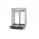 QuikServ PW5-16 27 3/4"W x 40"H Clear Aluminum Bi-Folding Semi-Automatic Drive-Thru Window thumbnail 2