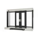 QuikServ PW-54E 53 1/2"W x 40"H Dark Bronze Bi-Parting Electric Drive-Thru Window thumbnail 2