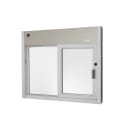 QuikServ SS-4035E 48"W x 41"H Clear Aluminum Right-to-Left Electric Drive-Thru Window thumbnail 2