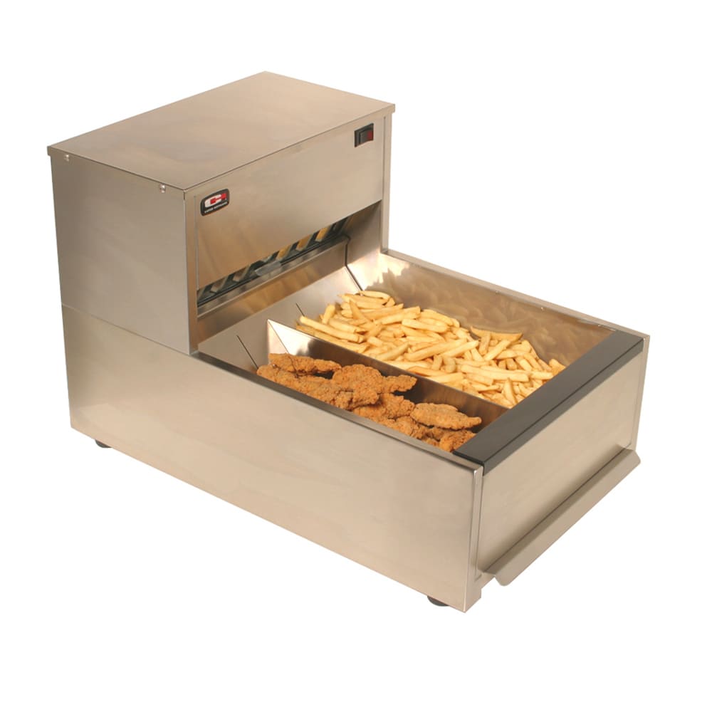 Carter-Hoffmann CNH18 18" Crisp N Hold Fry Warmer Dump Station - Underburner, 120v