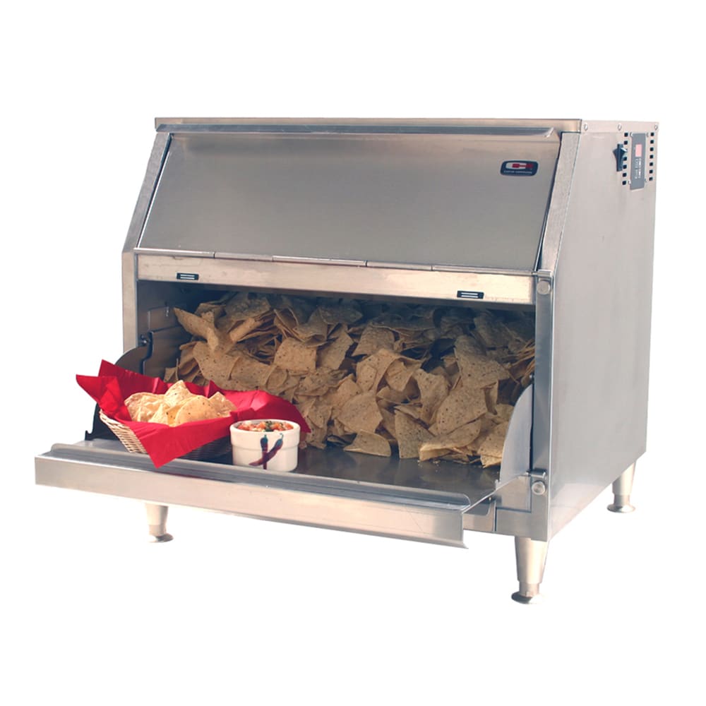 Carter-Hoffmann CW1 Gravity Feed Chip Warmer w/ 20 gallon Capacity - Stainless, 120v
