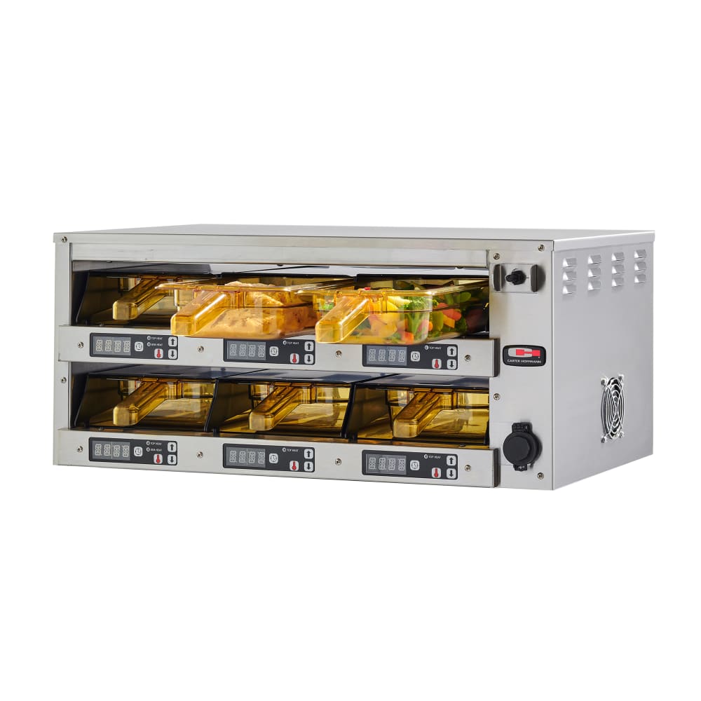 Carter-Hoffmann M212S-2T 26.13"W Freestanding Warming Unit w/ (2) 24" Compartments, 120v