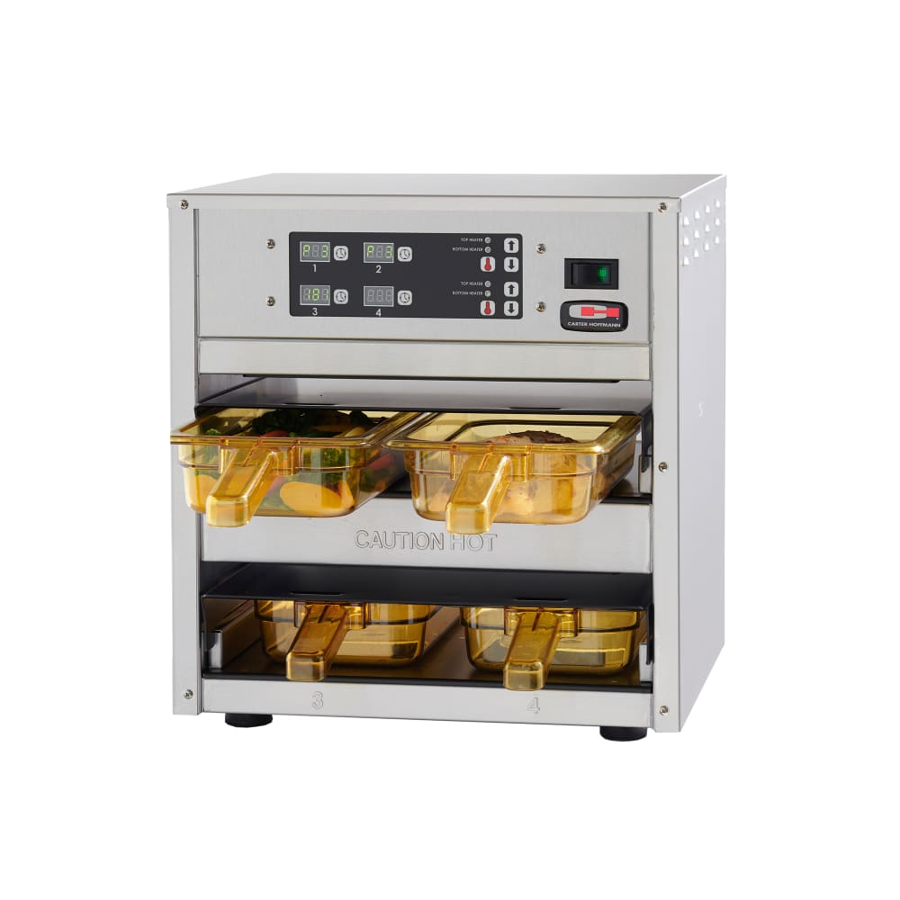 Carter-Hoffmann MC223GS-2T 16.75"W Freestanding Warming Unit w/ (2) 12" Compartments, 120v