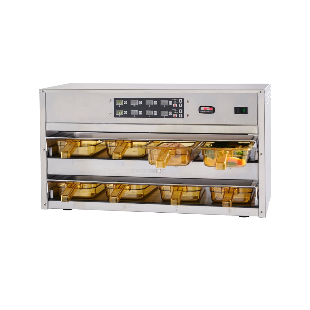 Carter-Hoffmann MC243GS-2T 31.75"W Freestanding Warming Unit w/ (2) 24" Compartments, 120v