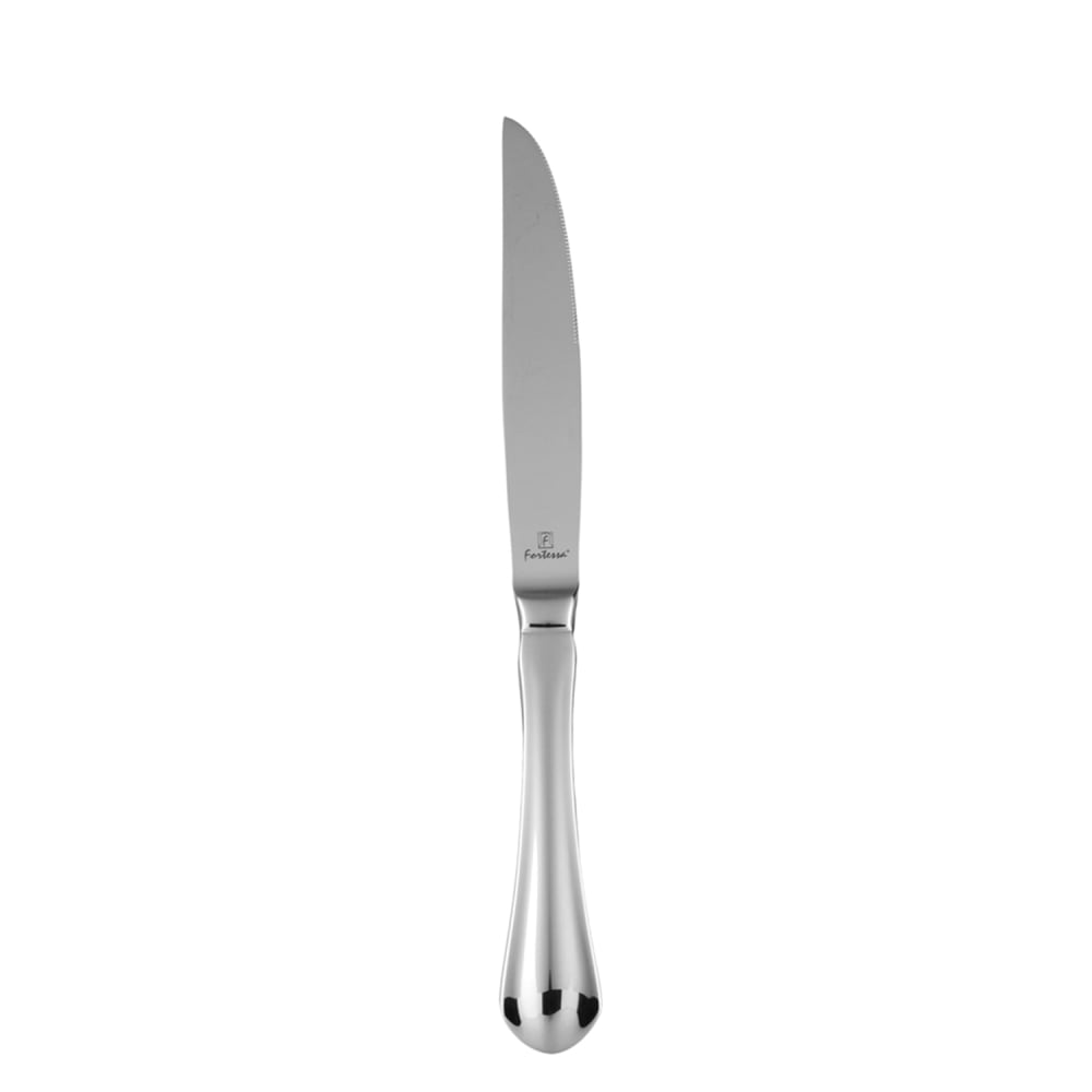 Fortessa 9 2/5" Steak Knife with 18/10 Stainless Grade, Forge Pattern (1.5.109.00.006)