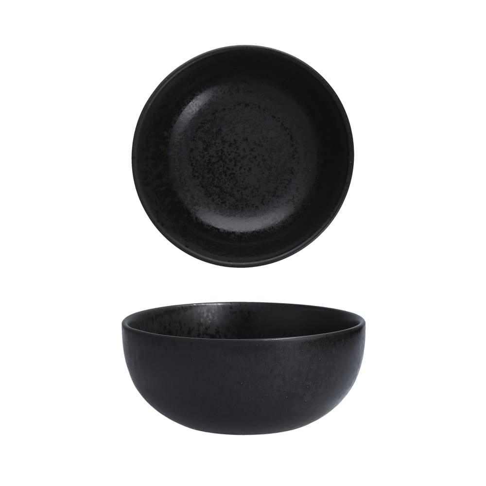 Fortessa 24 oz Round Sound Cereal Bowl - China, Midnight (6400.SND.1378)