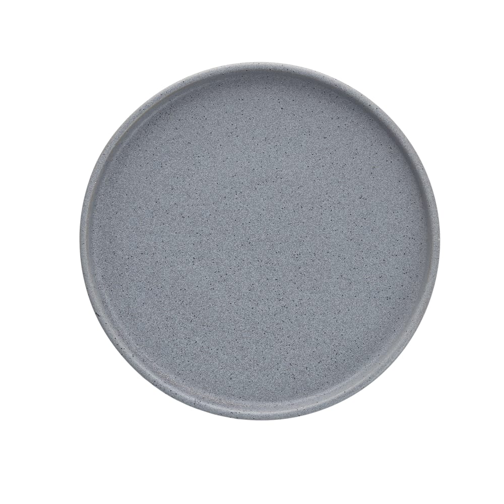 Fortessa 8 1/2" Sound Plate Lid - China, Cement (6500.SND.1109)