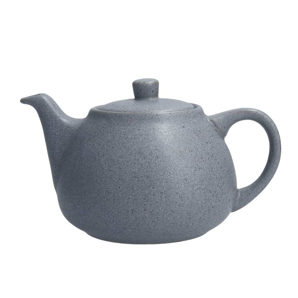 Fortessa 29 oz Sound Teapot w/ Lid - China, Cement (6500.SND.1153)
