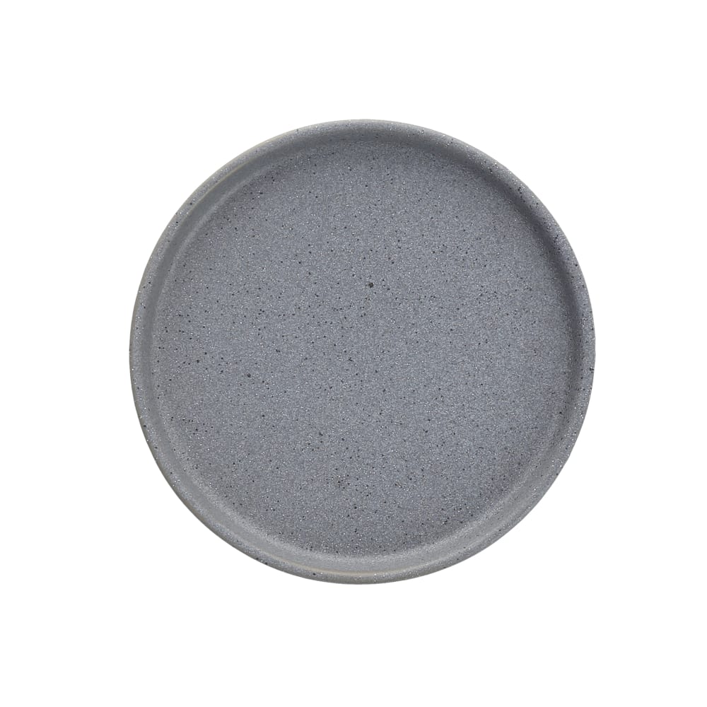 Fortessa 6" Sound Plate Lid - China, Cement (6500.SND.1156)
