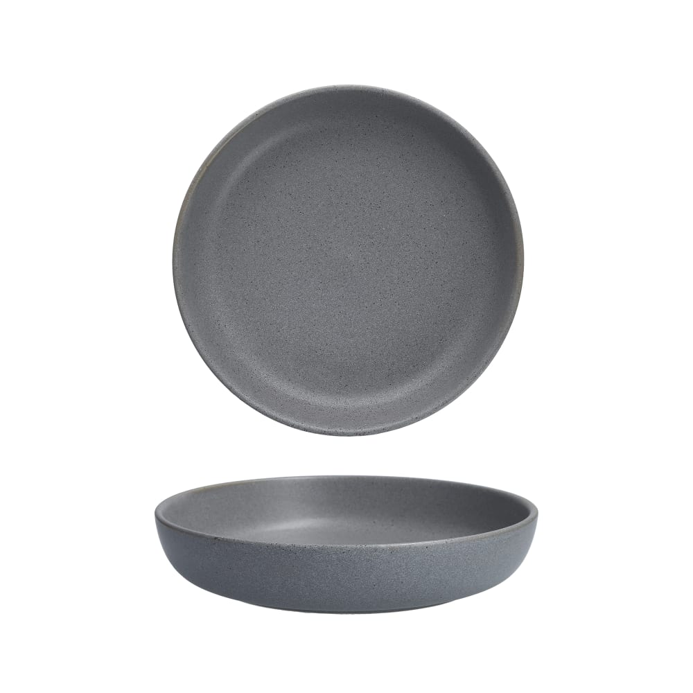Fortessa 28 oz Round Sound Pasta Bowl - China, Cement (6500.SND.1339)
