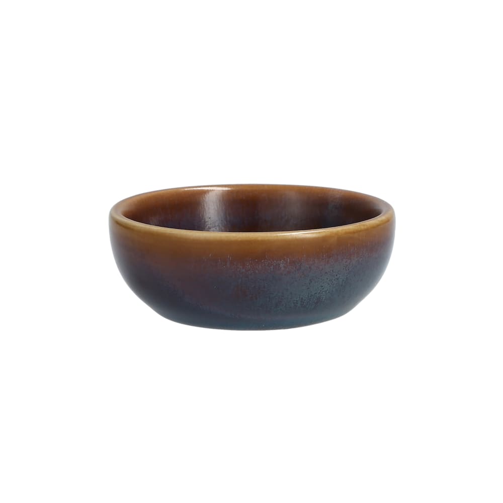 Fortessa 2 1/2" Sound Sauce Dish - China, Oxide (6600.SND.1154)