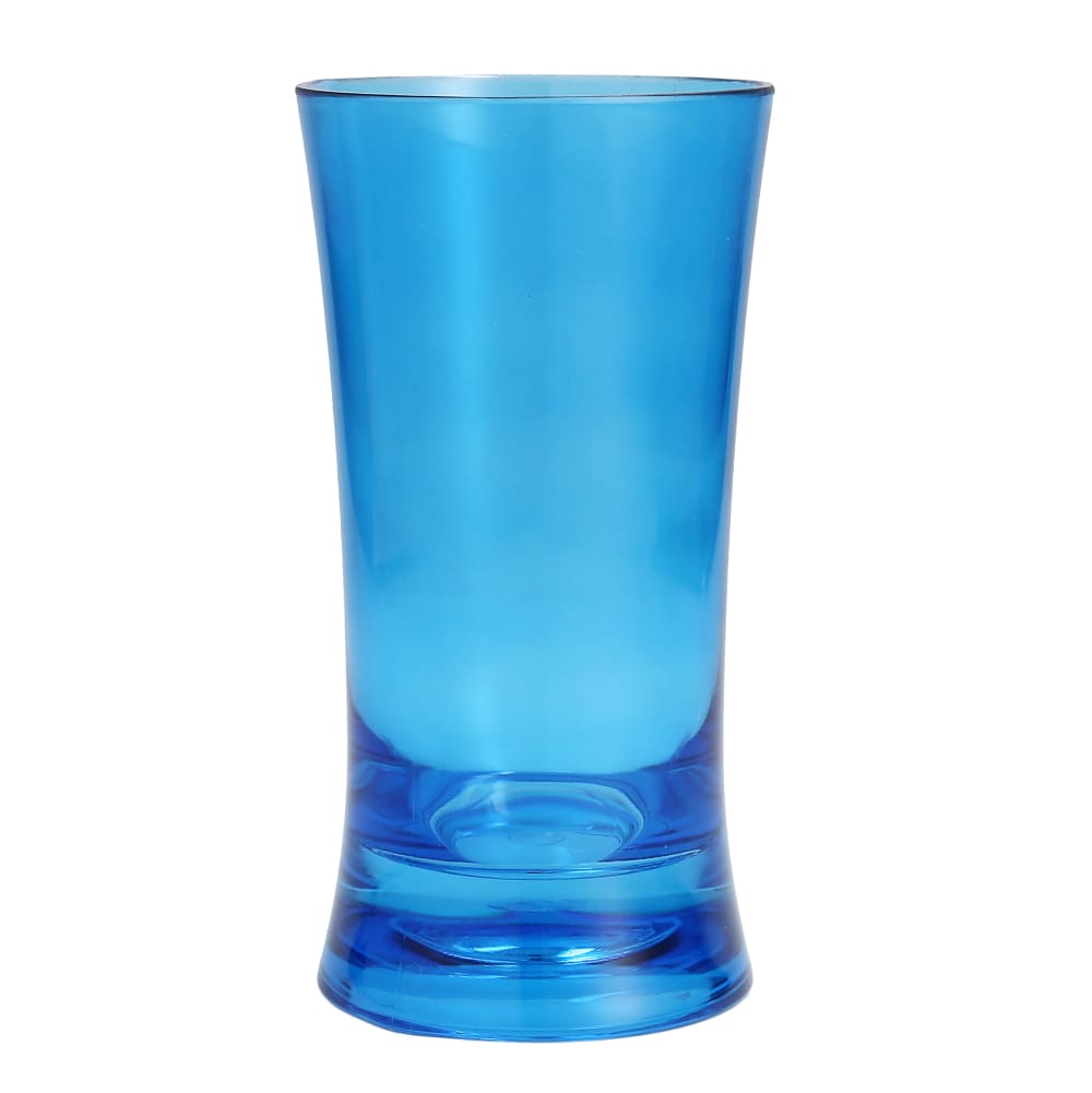 Fortessa 17 oz Outside Short Beer Pint Glass, Plastic, Blue (DV.PS.AAV203BL)