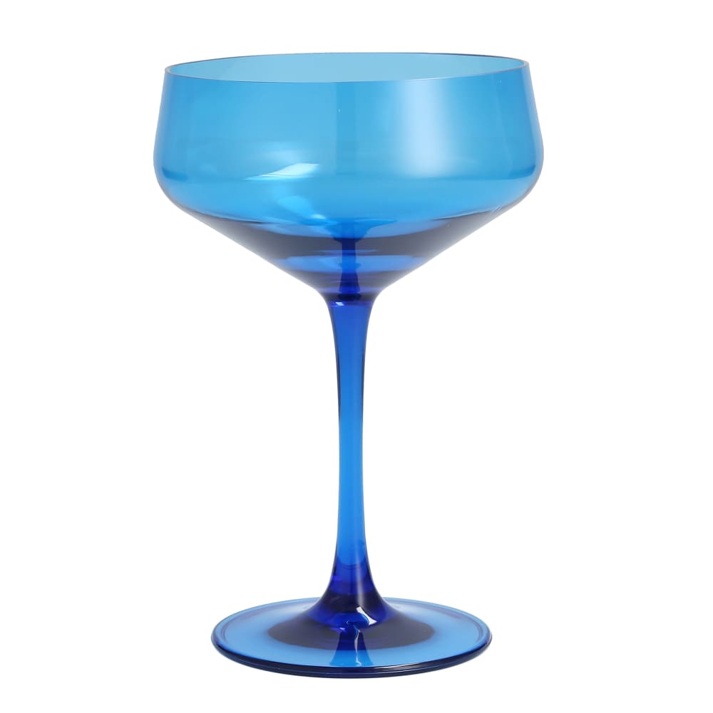 Fortessa 8 9/10 oz Outside Coupe Cocktail Glass, Plastic, Blue (DV.PS.BBS889BL)