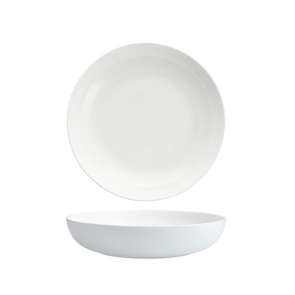Fortessa 9" Round Modern Coupe Pasta Bowl - China, White (FFD-MC-802)
